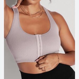 POPFLEX Hook It Up Seamless Bra- Smoky Lilac